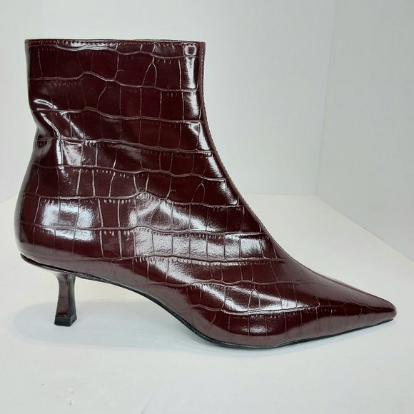 Mango Cobi Kitten Heel Ankle Boots, NWT, Size 38|US 8 - Picture 6 of 12